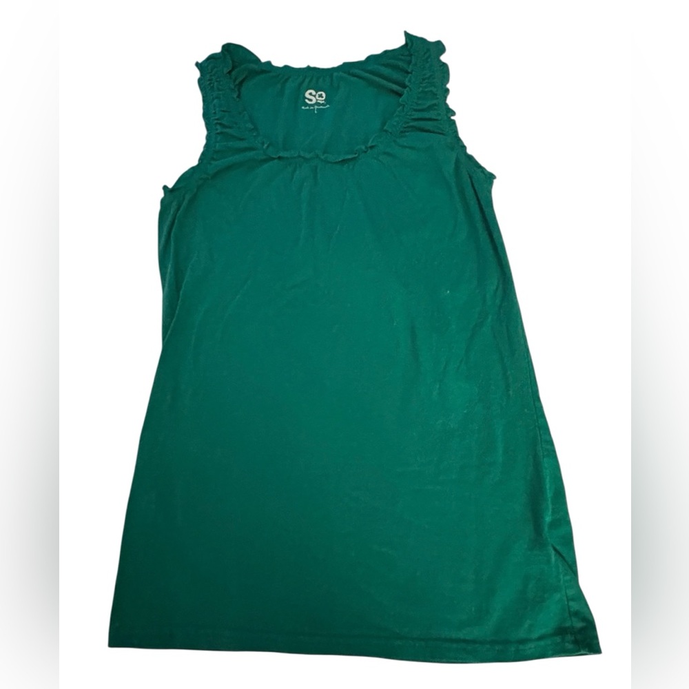 SO teal colored tank top